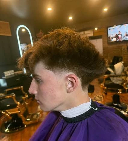 Upstrs customer haircut result, sample 2